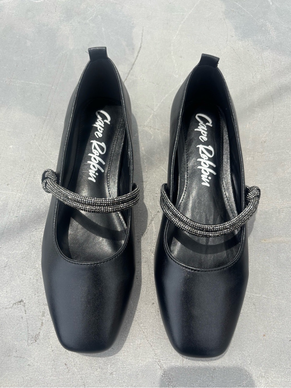 Cape Robbin Black Mary Jane Flats Size 9